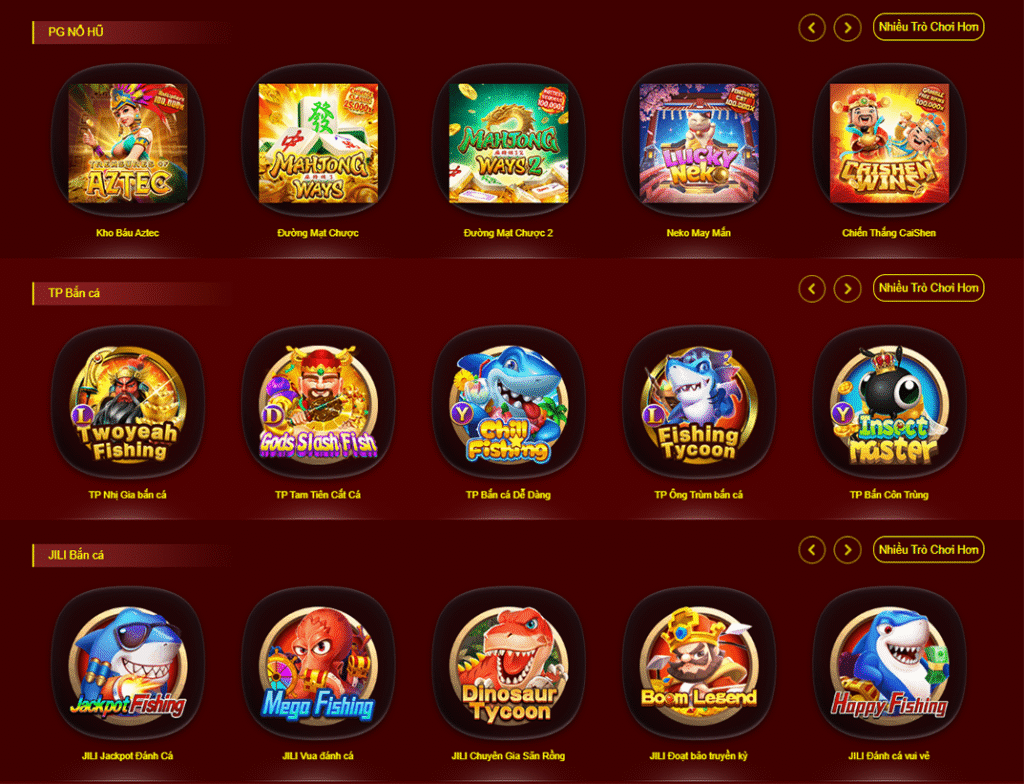 33win có nhiều trò chơi vô cùng hấp dẫn 